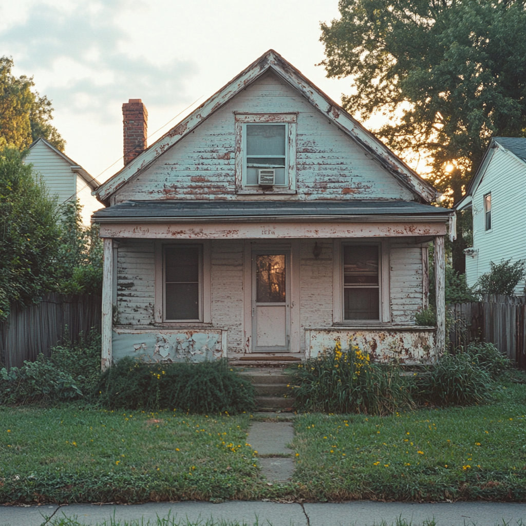 Une maison dans un quartier | Source : Midjourney