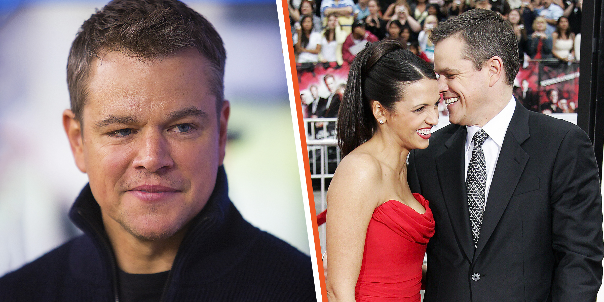 Matt Damon | Luciana Barroso et Matt Damon | Source : Getty Images