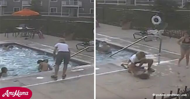 Une femme handicapée est sortie de son fauteuil roulant et a couru jusqu'au bord de la piscine pour sauver le garçon qui coulait