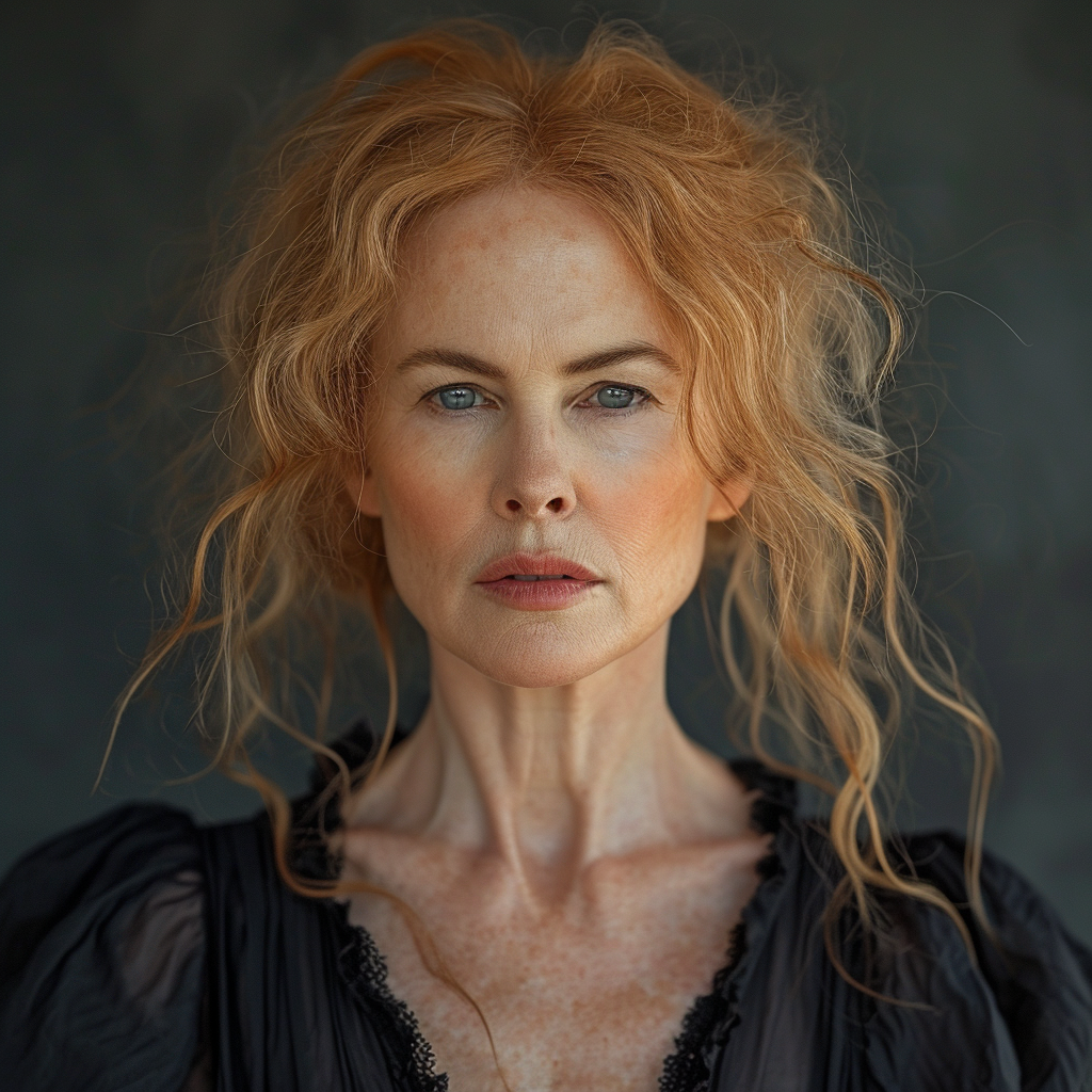 Nicole Kidman dans les années 60 à 70 via AI | Source : Midjourney