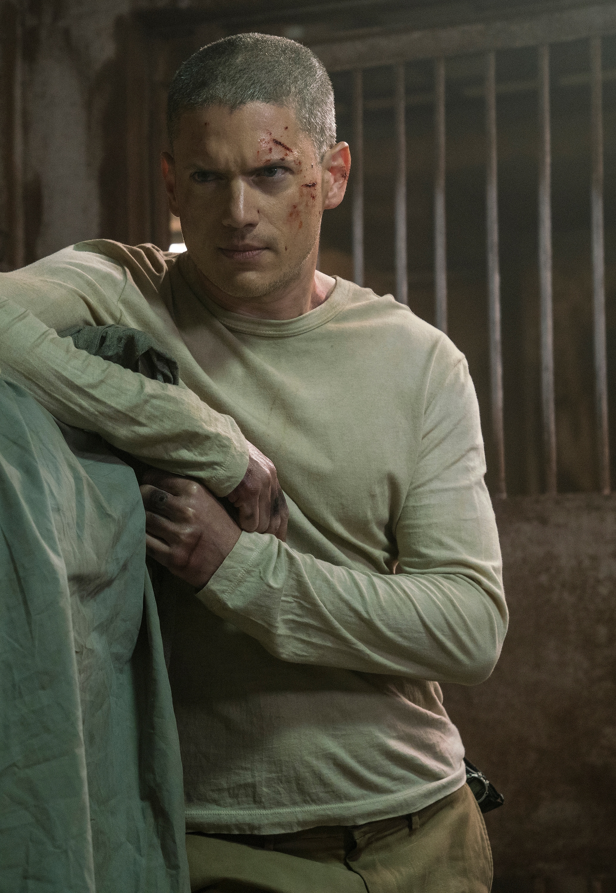 Wentworth Miller sur le plateau de "Prison Break", 2016 | Source : Getty Images