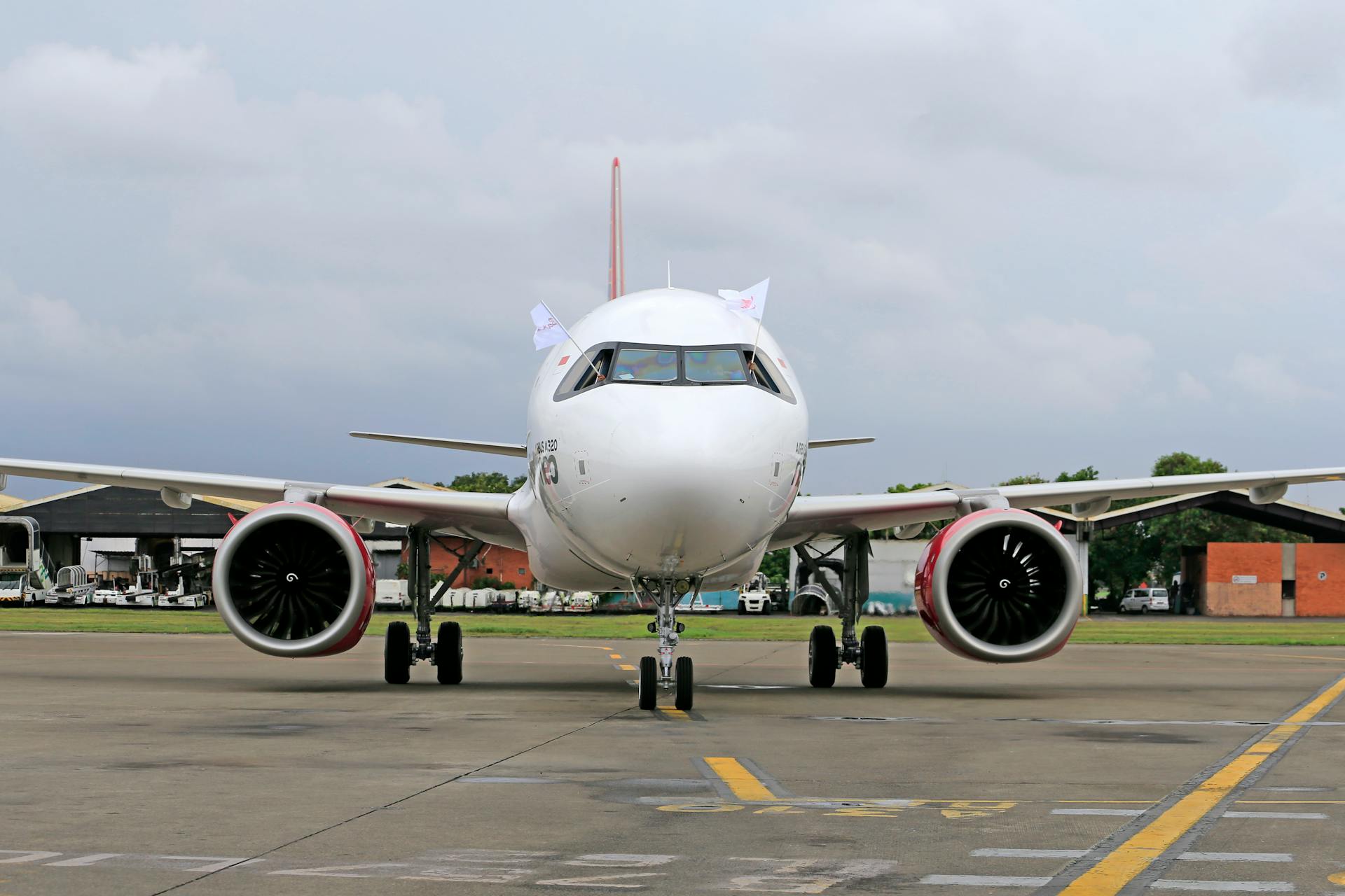 Vue de face d'un avion | Source : Pexels