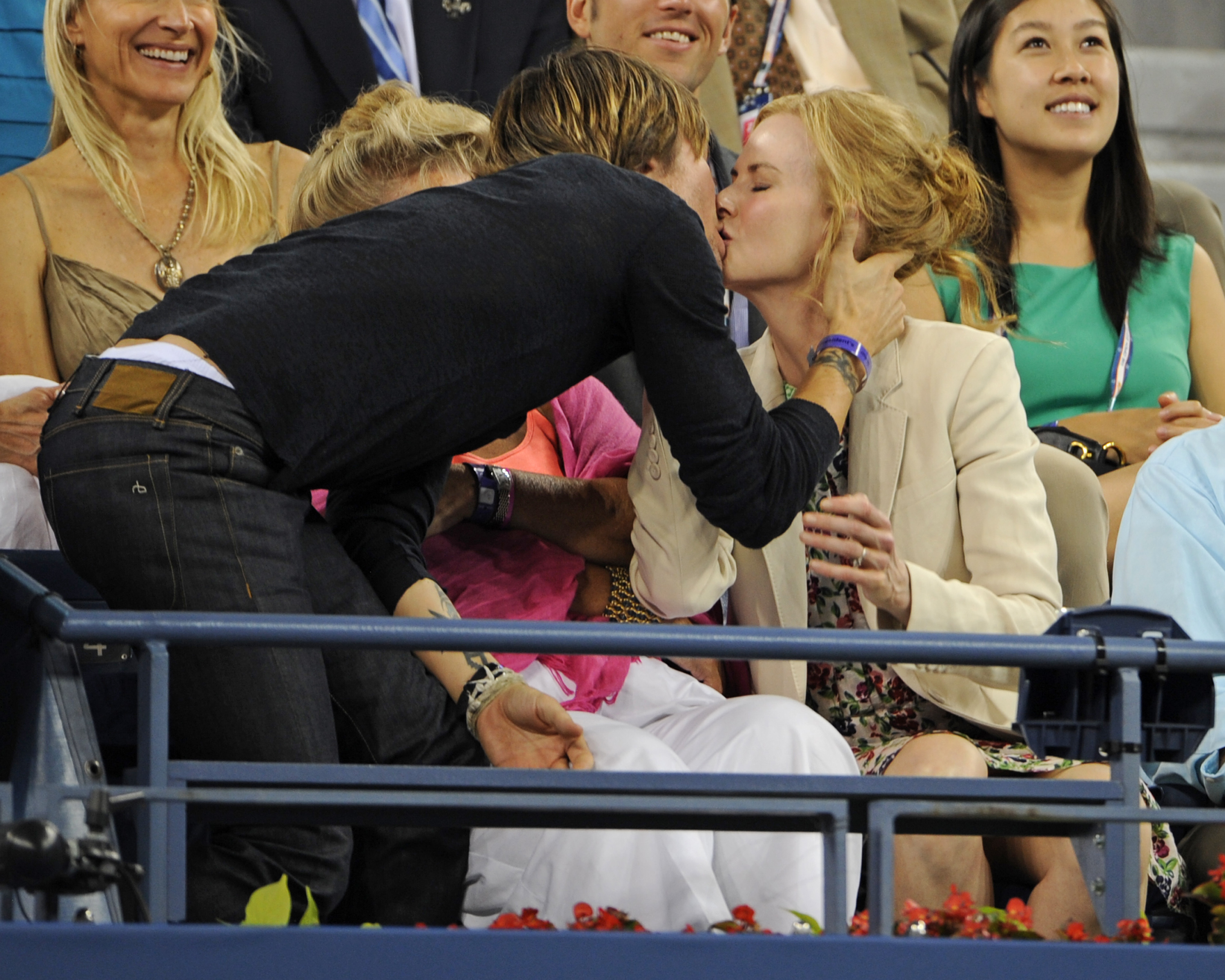 Keith Urban et Nicole Kidman à l'US Open le 31 août 2012 à New York. | Source : Getty Images