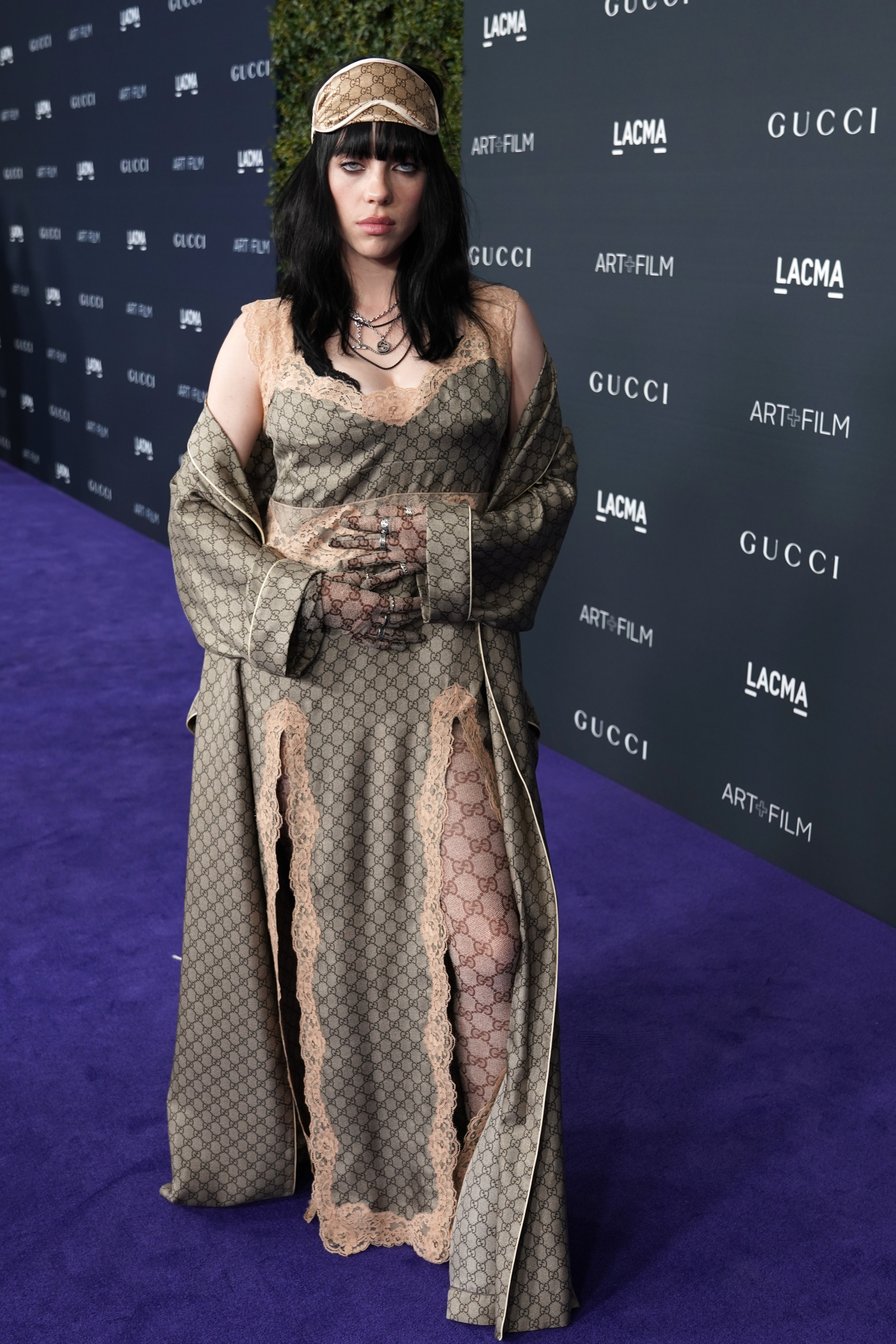 Billie Eilish, portant des vêtements Gucci, assiste au LACMA ART+FILM GALA Presented By Gucci au musée d'art du comté de Los Angeles à Los Angeles, en Californie, le 5 novembre 2022. | Source : Getty Images