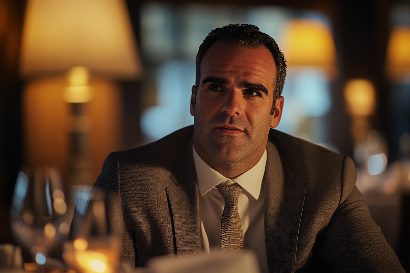 Un homme dans un restaurant | Source : Midjourney