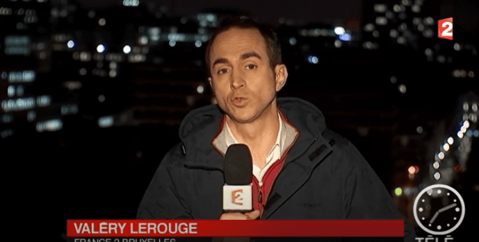 Valéry Lerouge, le correspondant pour le groupe France Télévisions à Bruxelles | Photo : YouTube Télé Matin