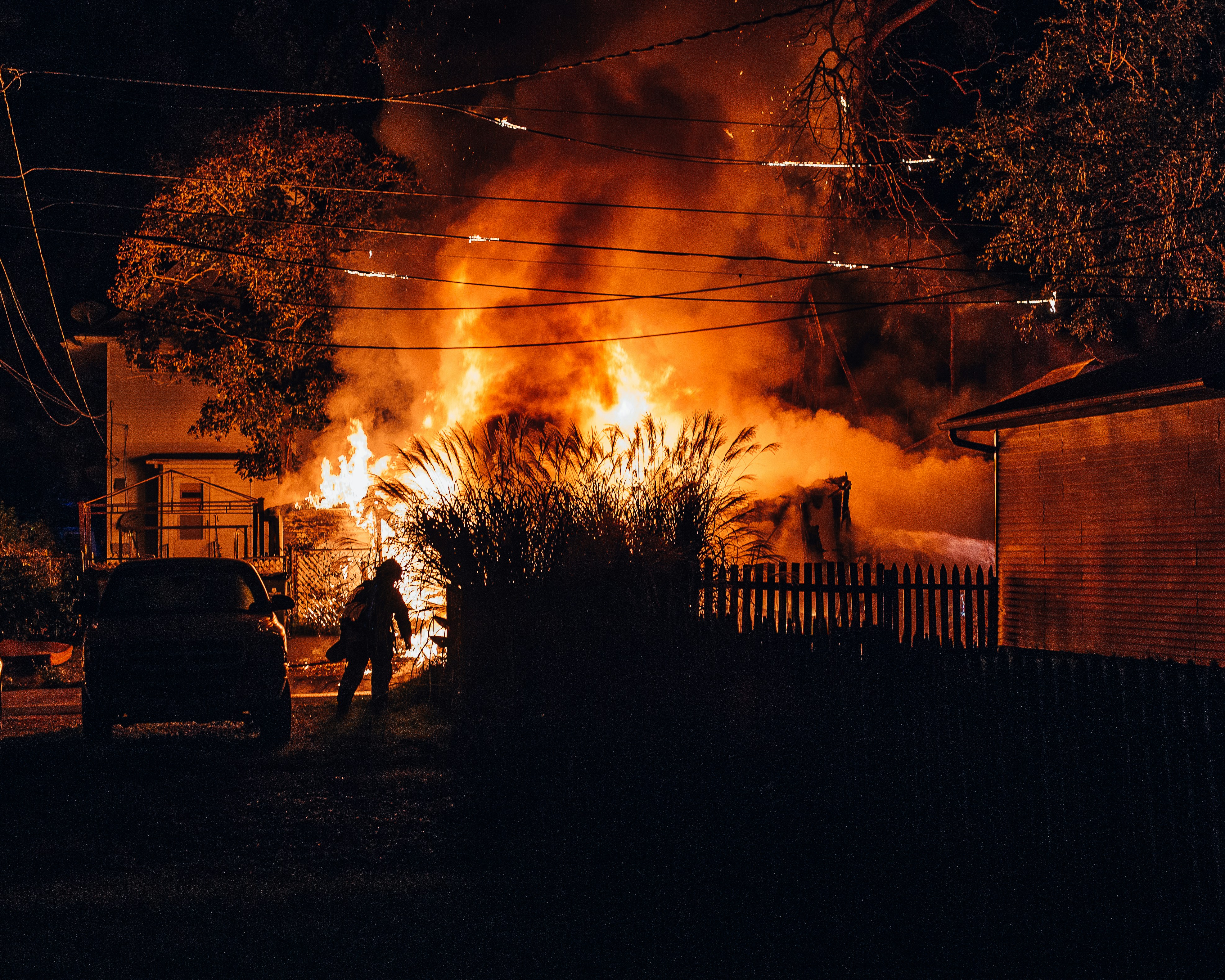 Maison en feu | Source : Unsplash