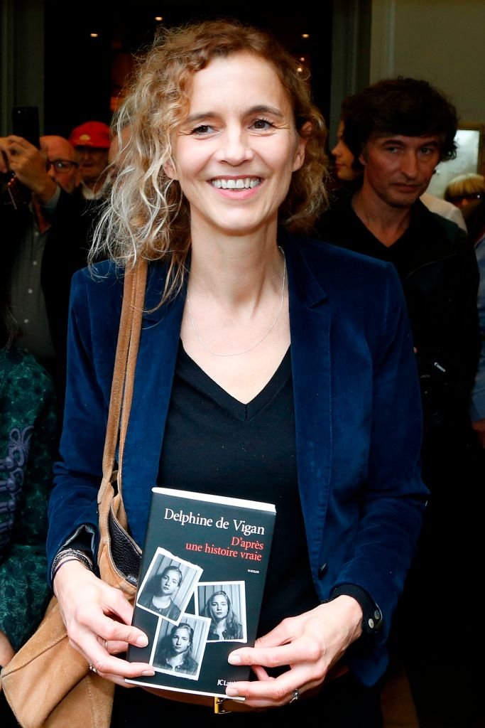Delphine de Vigan à la sortie de son livre ''D'après une histoire vraie''. I photo : Getty Images