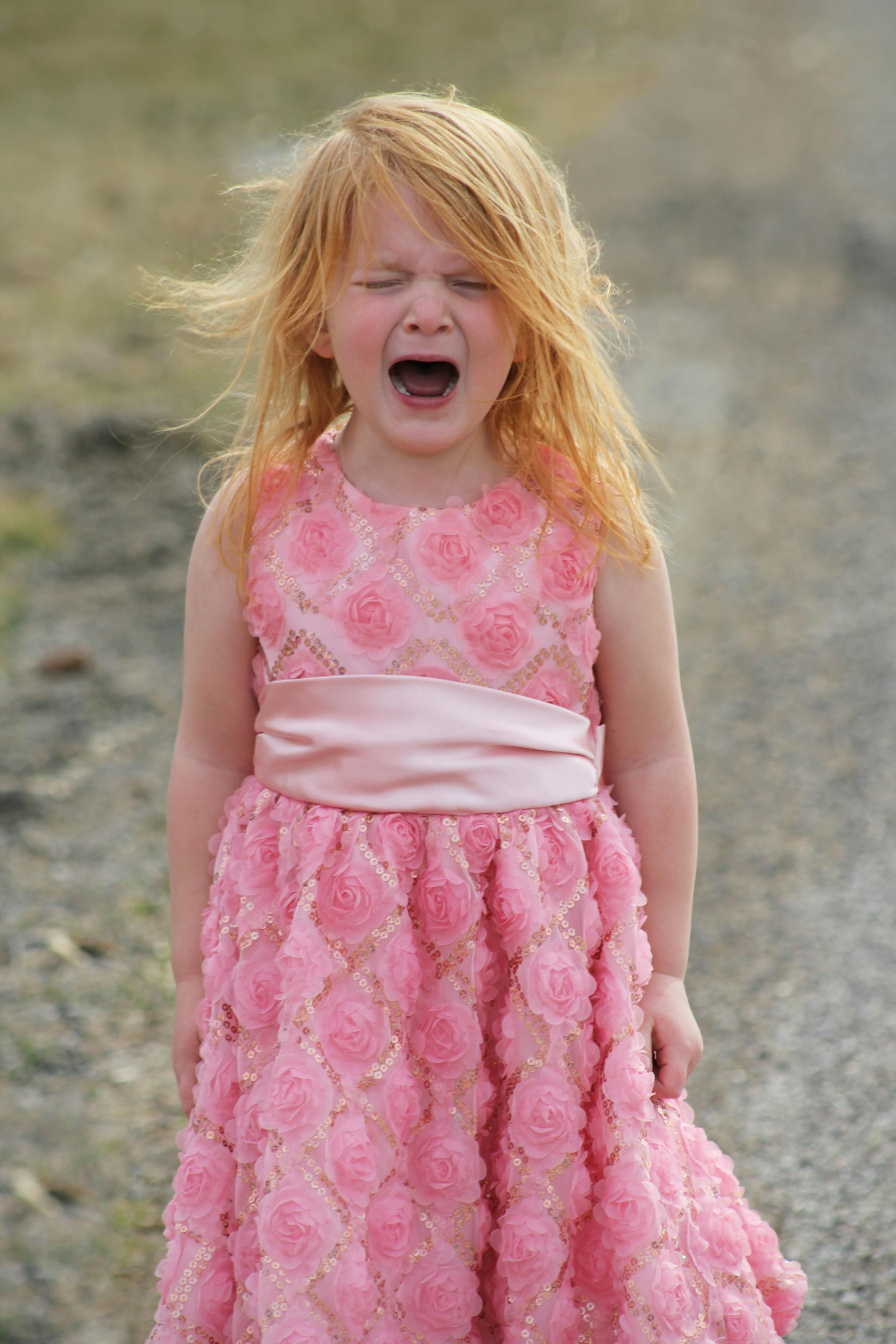 Une petite fille qui pleure alors qu'elle est dehors | Source : Pexels