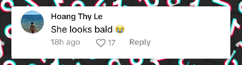 Un commentaire d'un internaute sur Lily-Rose Depp, daté du 18 novembre 2024 | Source : TikTok/voguegermany