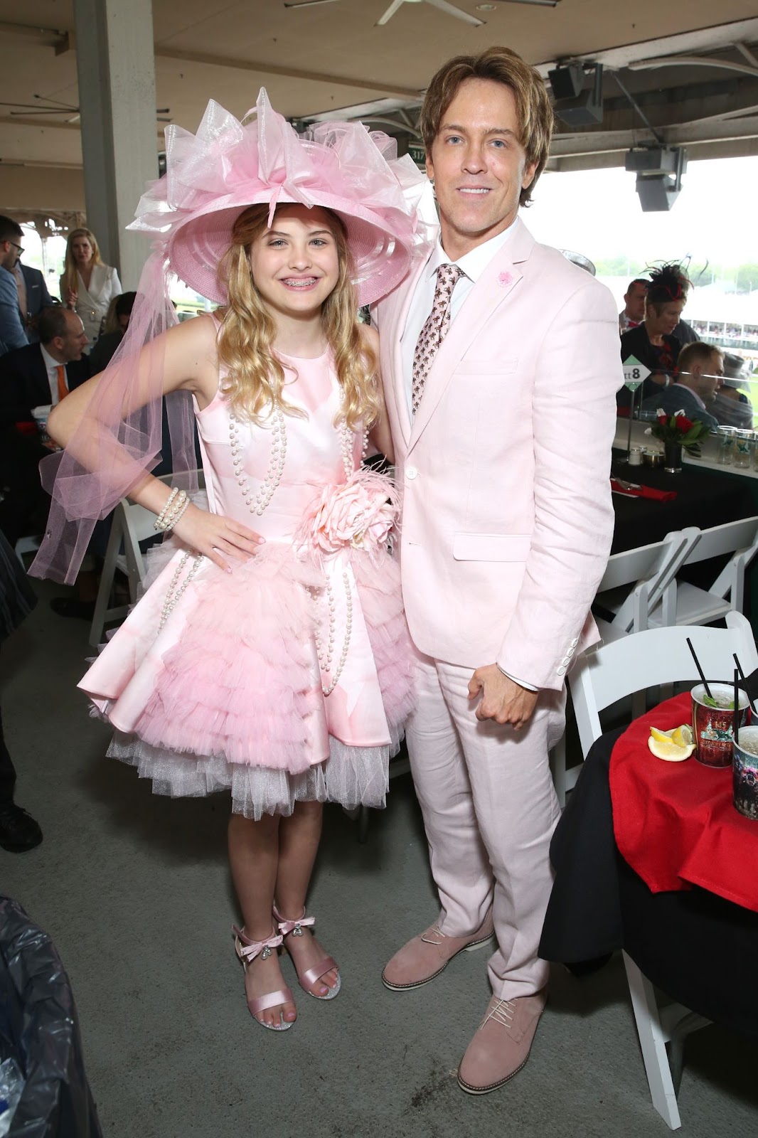 Dannielynn et Larry Birkhead lors du gala Barnstable Brown Derby Eve, le 3 mai 2019, à Louisville, dans le Kentucky. | Source : Getty Images