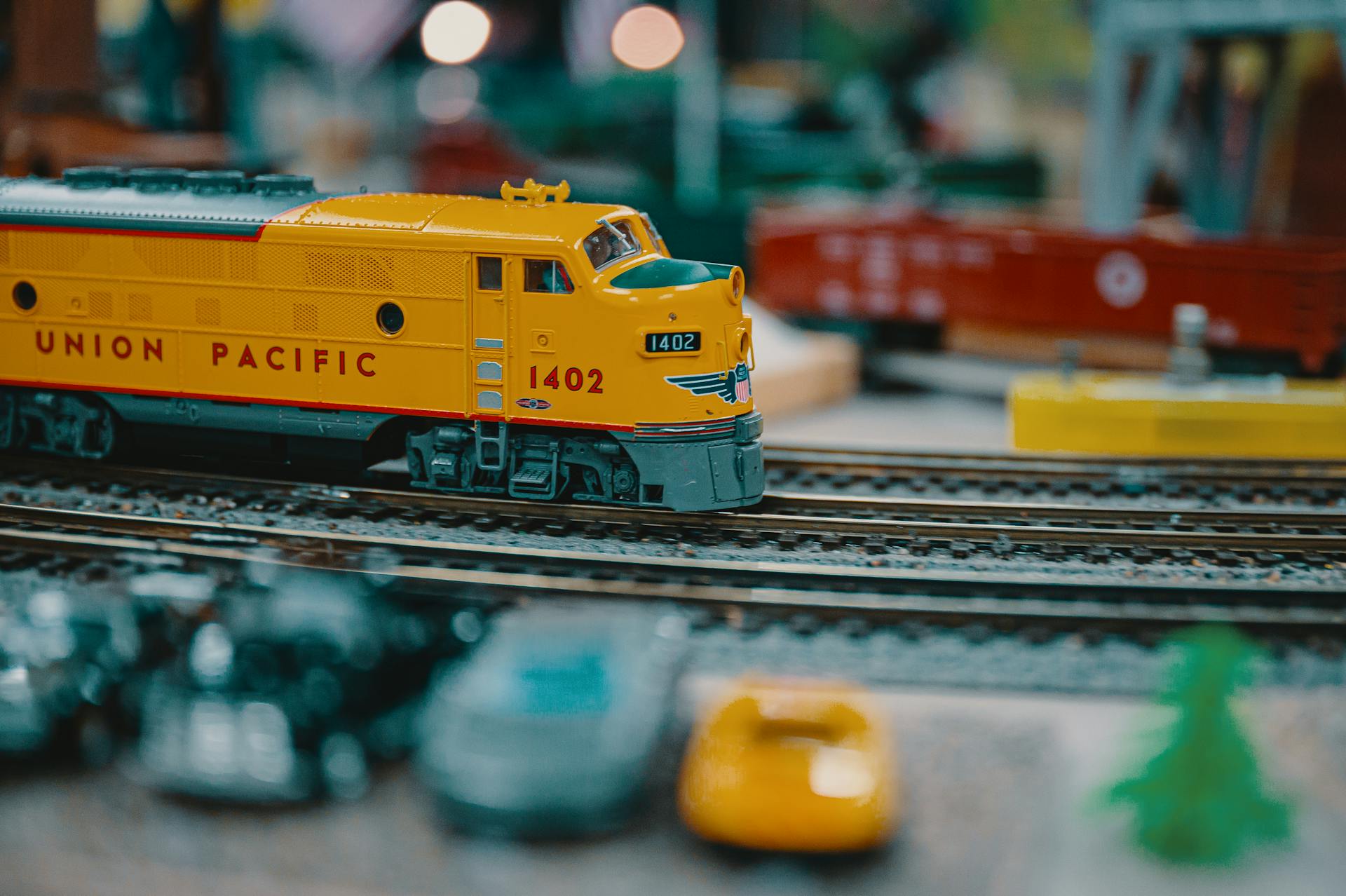Un train jouet | Source : Pexels