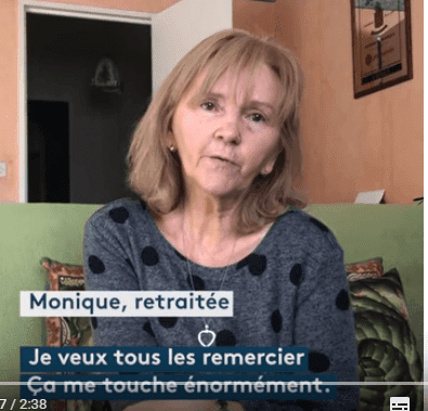Monique : cette retraitée précaire revient sur l'incroyable élan de générosité après son témoignage : Photo | Youtube : France 3 Bourgogne