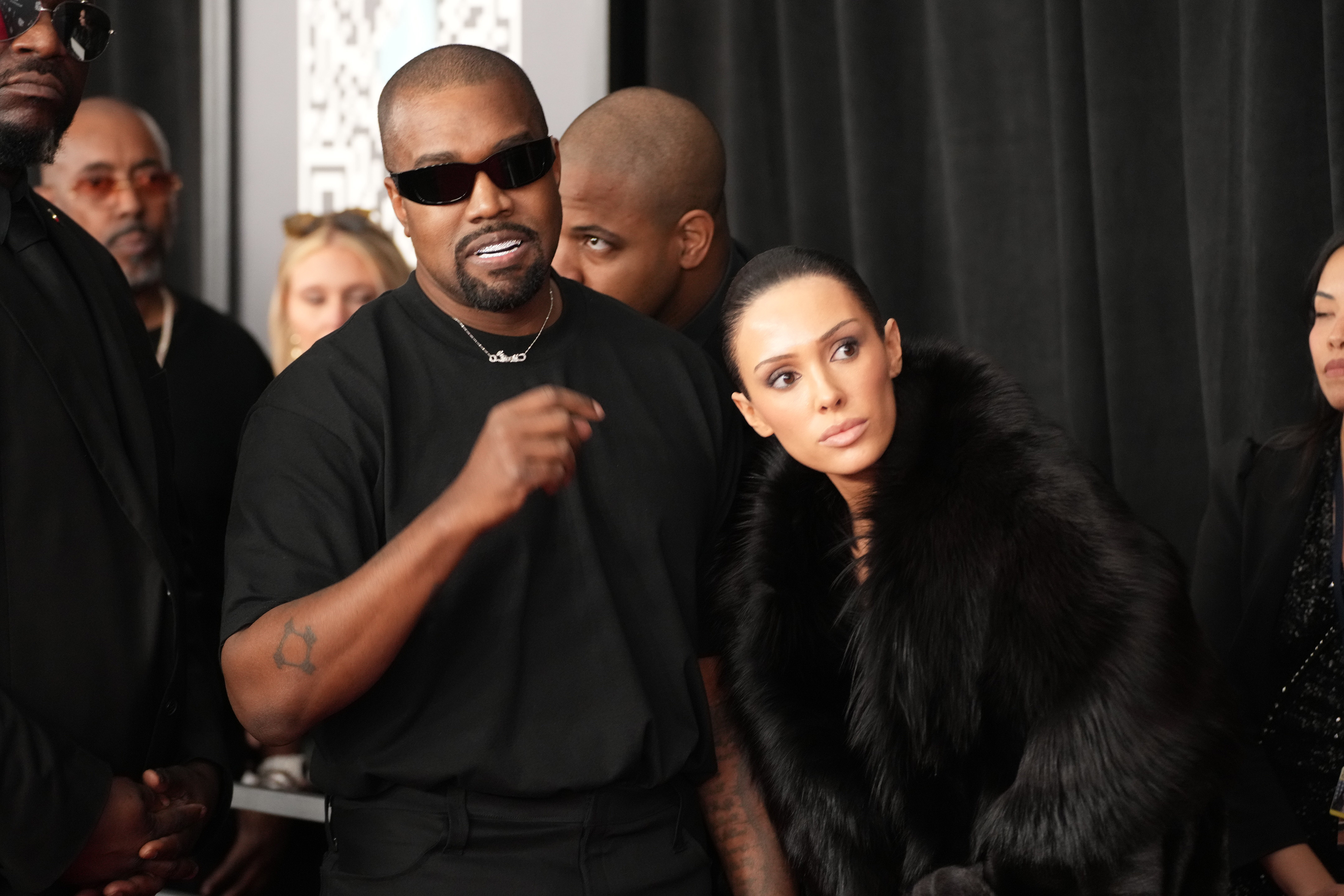 Kanye West et Bianca Censori assistent à la 67e cérémonie des Grammy Awards à Los Angeles le 2 février 2025 | Source : Getty Images