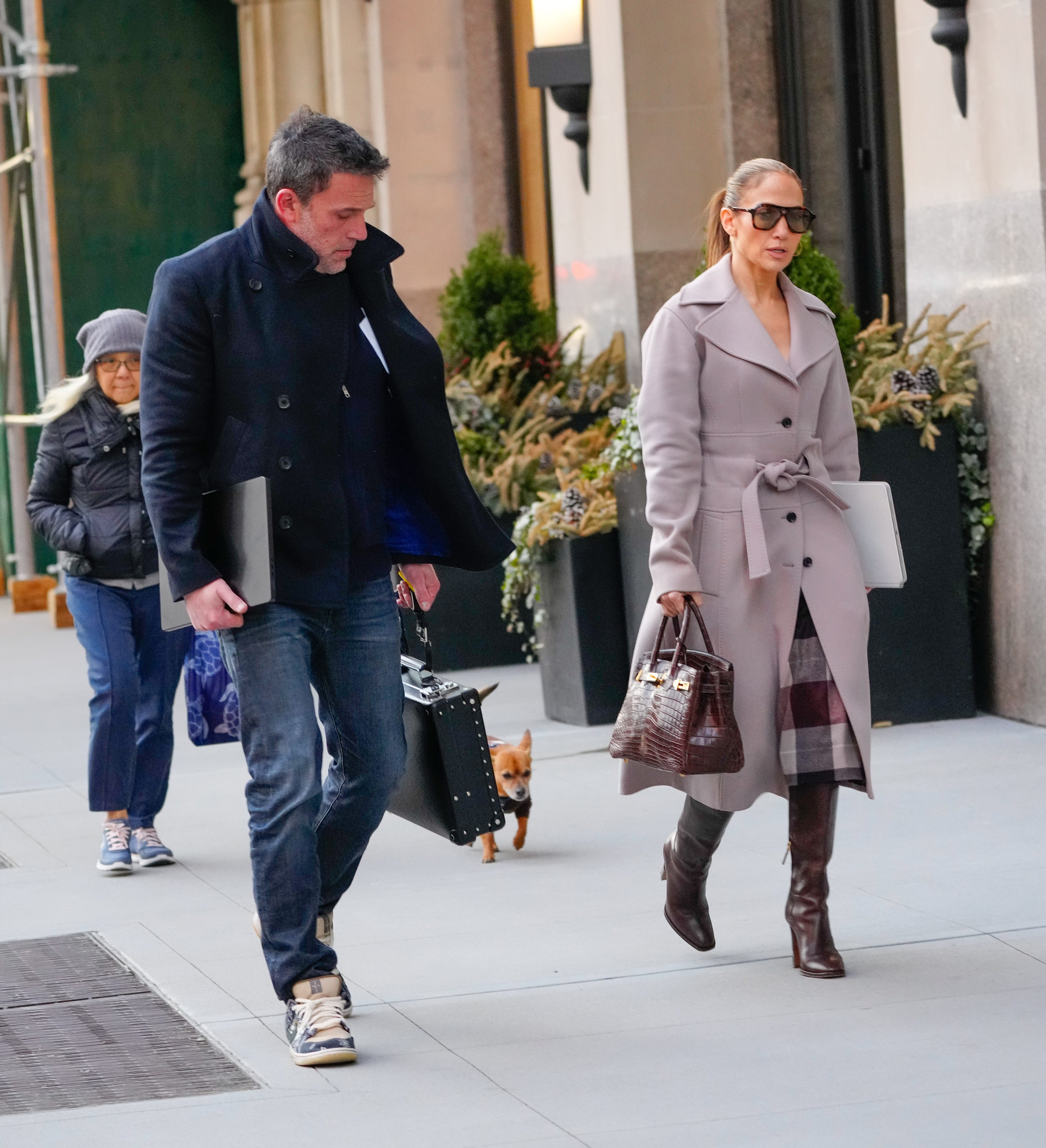 Ben Affleck et Jennifer Lopez repérés lors d'une sortie à New York le 29 mars 2024 | Source : Getty Images