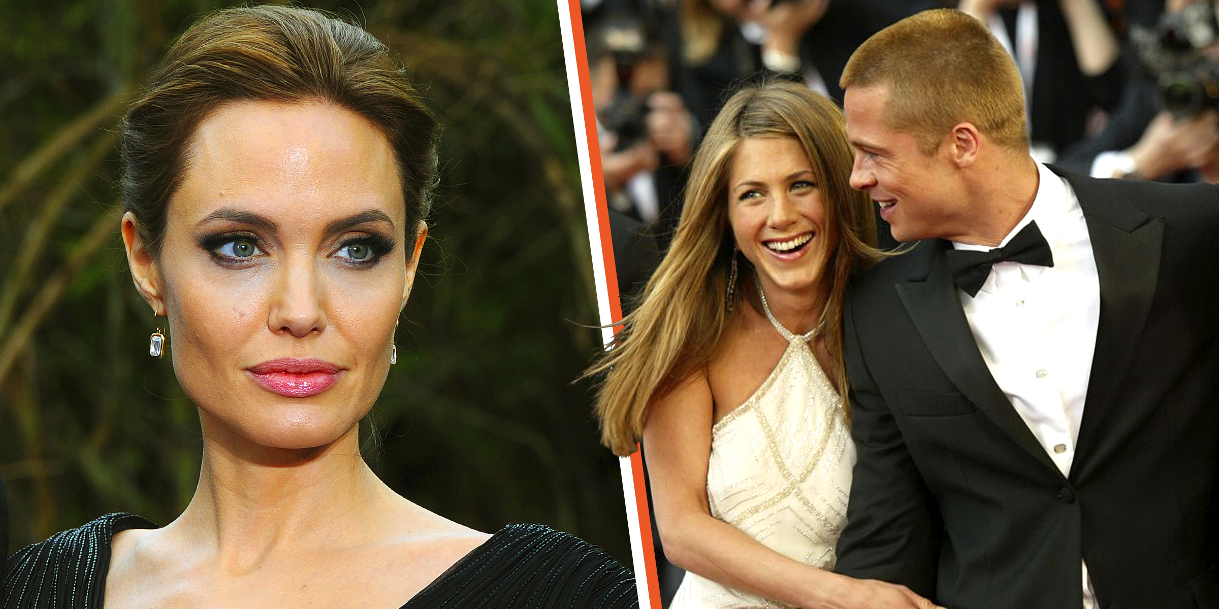 Angelina Jolie | Jennifer Aniston et Brad Pitt | Source : Getty Images