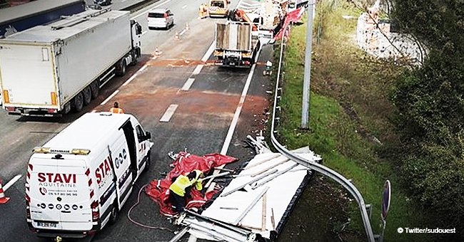 Bordeaux : huit camions s'écrasent, des images de dégâts impressionnants dévoilées