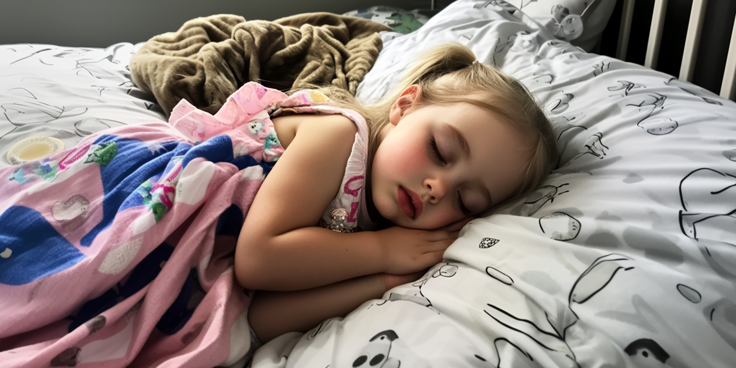 Une petite fille qui dort dans sa chambre | Source : AmoMama