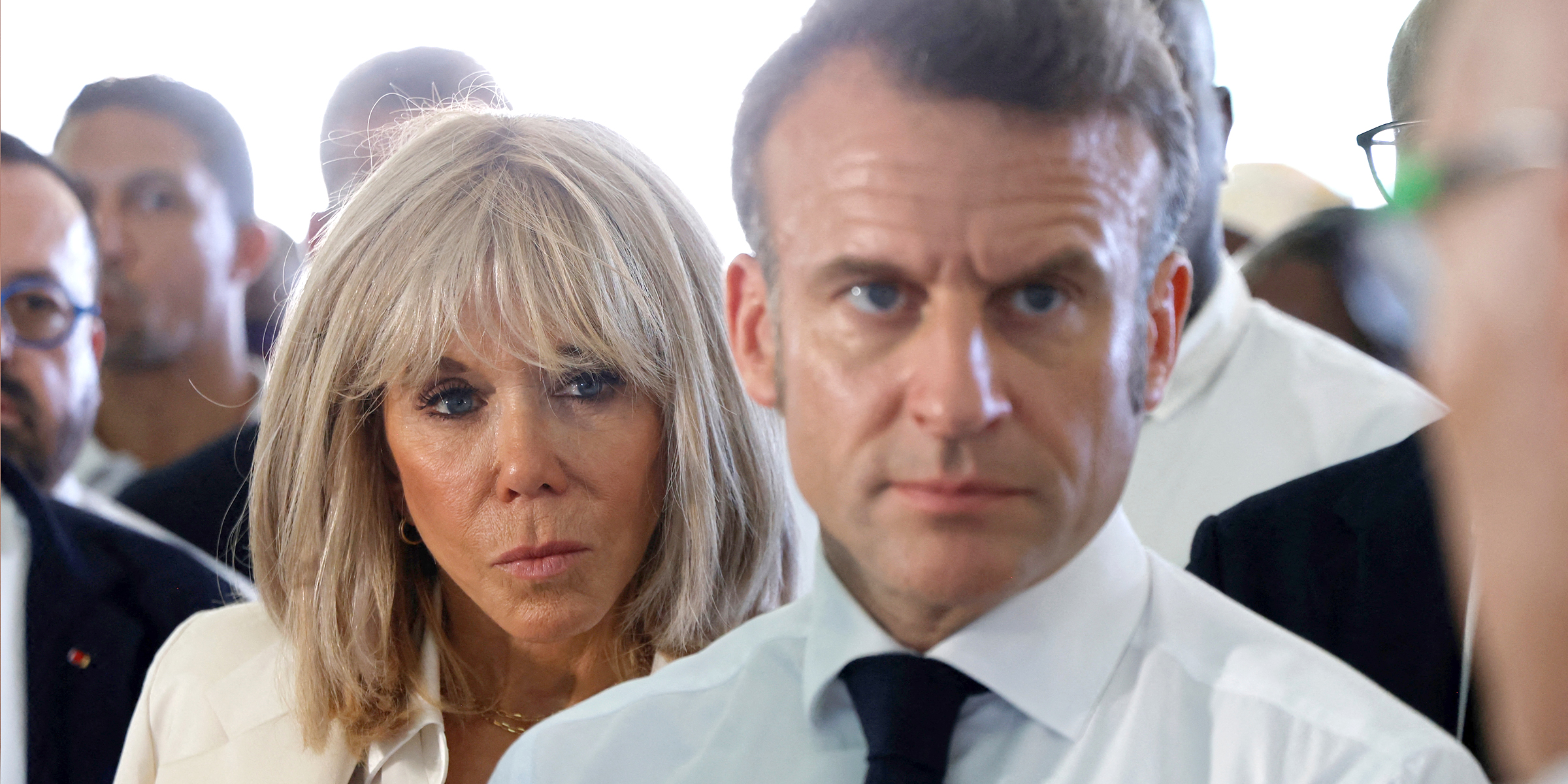 Emmanuel et Brigitte Macron | Source : Getty Images