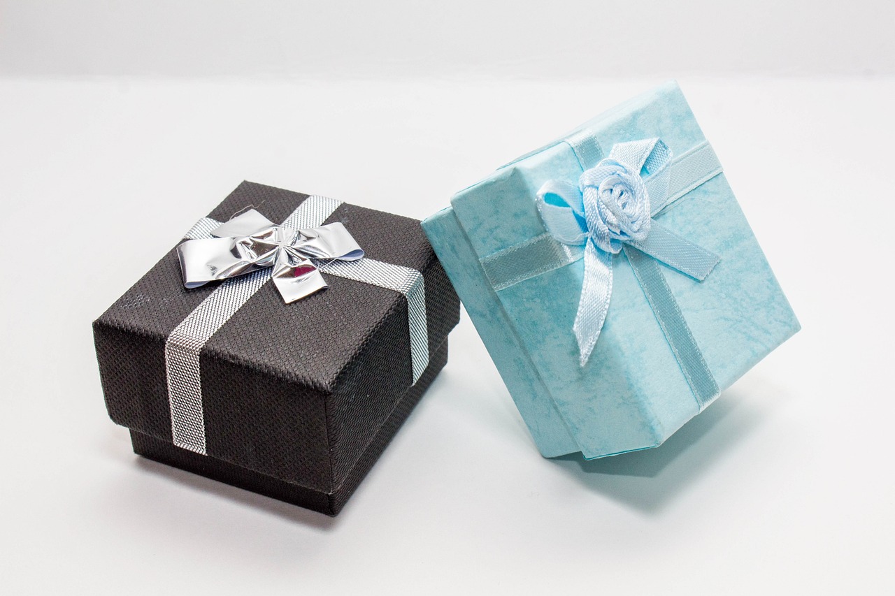 Deux boîtes cadeaux | Source : Pixabay