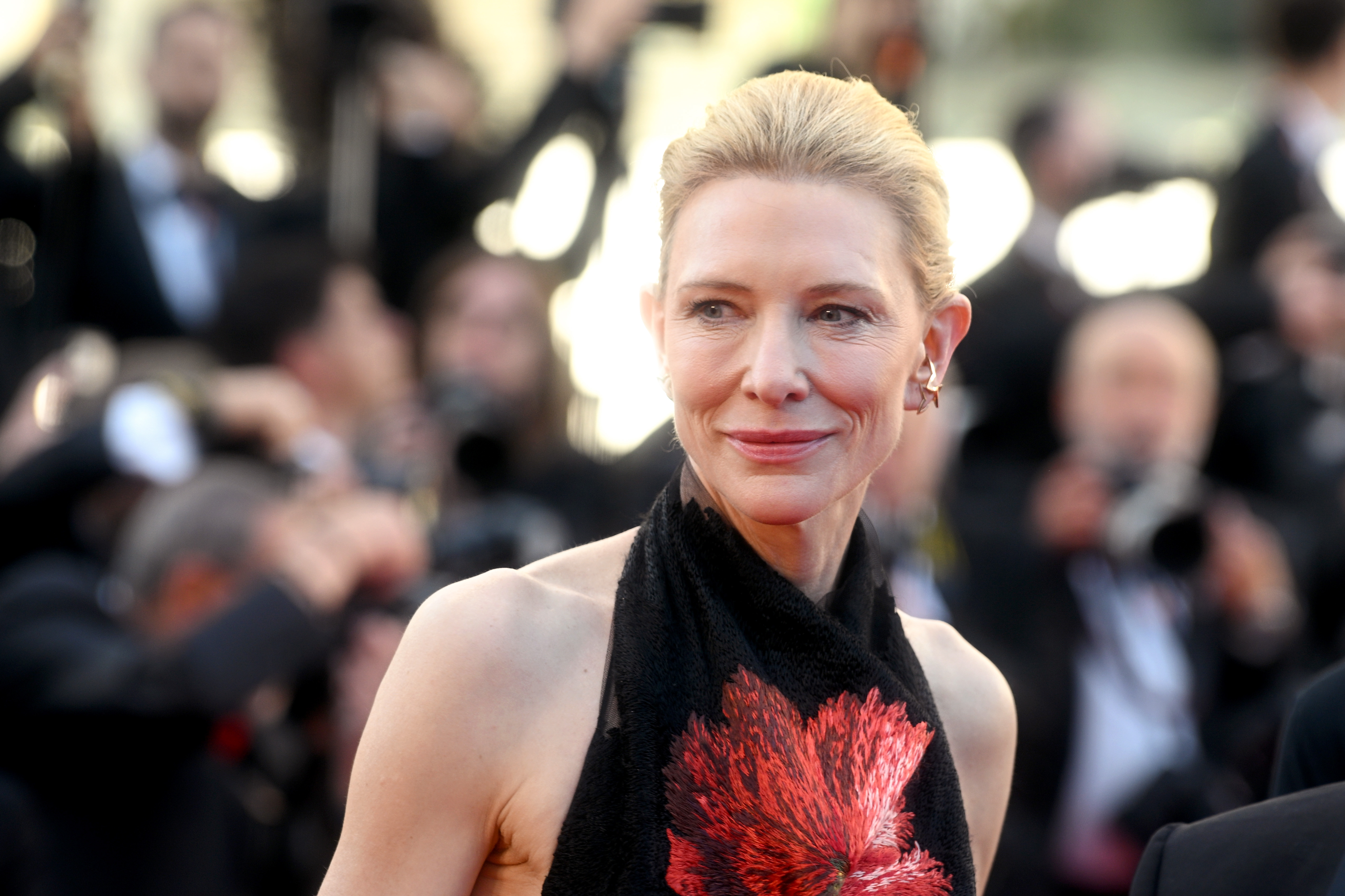 Cate Blanchett assiste à la projection du film « Garance » dans le cadre du 79e Festival de Cannes, au Palais des Festivals, le 17 mai 2026 à Cannes, en France | Source : Getty Images