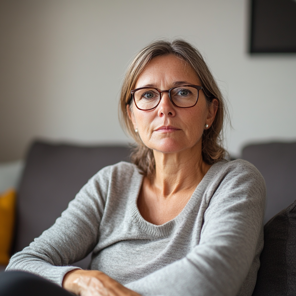 Une femme mûre avec un regard plein de jugement | Source : Midjourney