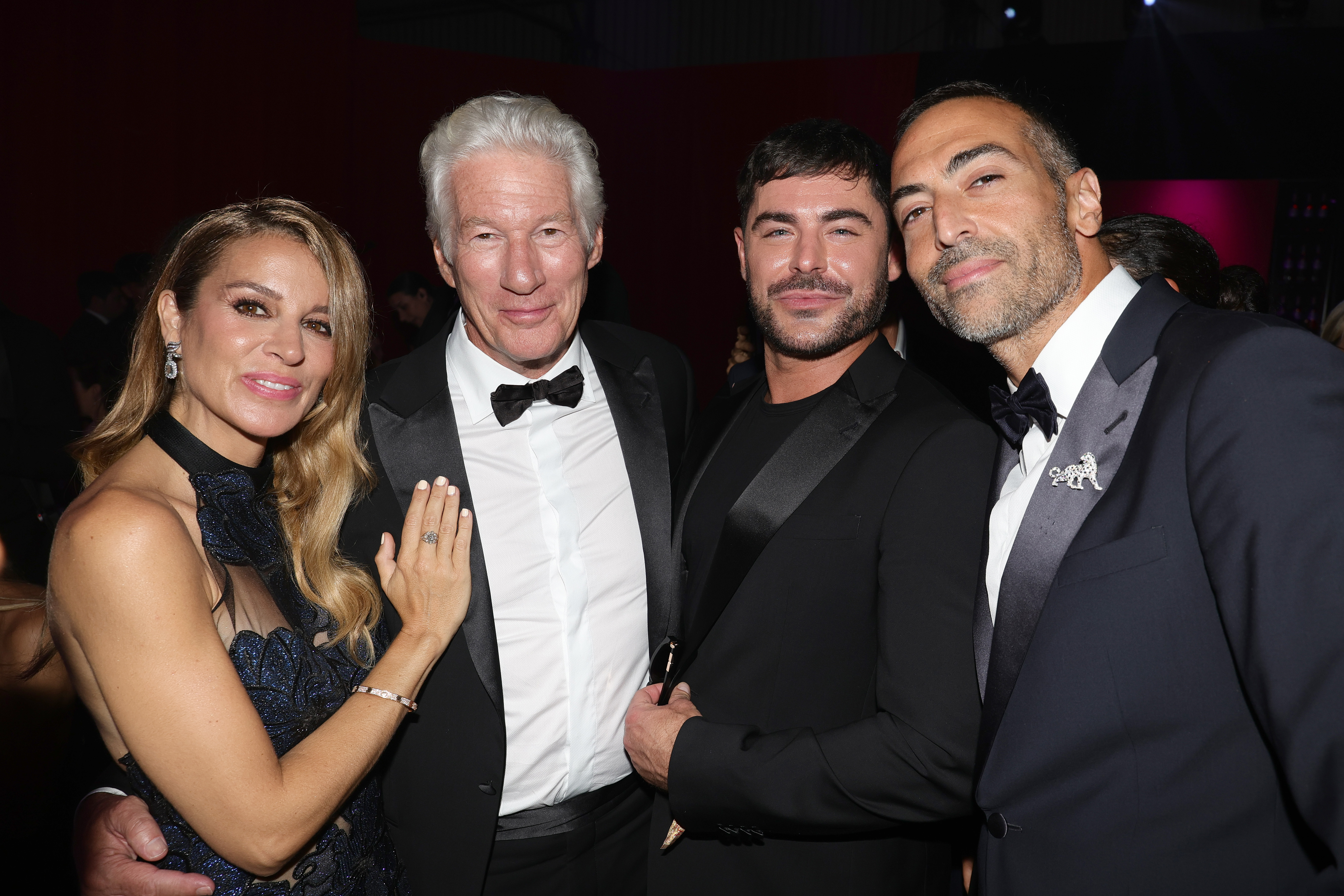 Alejandra Silva, Richard Gere, Zac Efron et Mohammed Al Turki. | Source : Getty Images