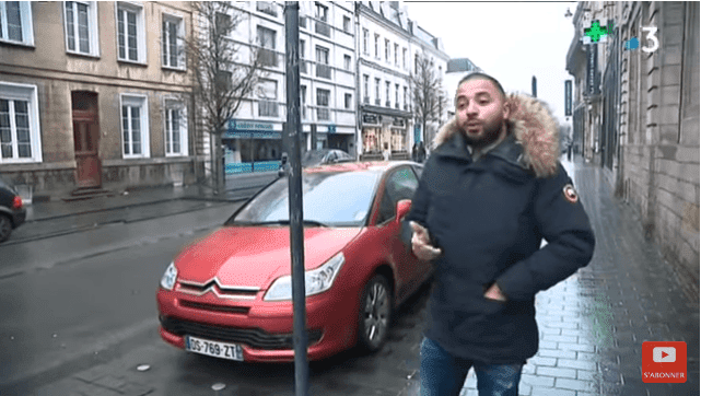 Mohamed Saïd dans le rue d'Arras | Youtube / France 3 Hauts-de-France
