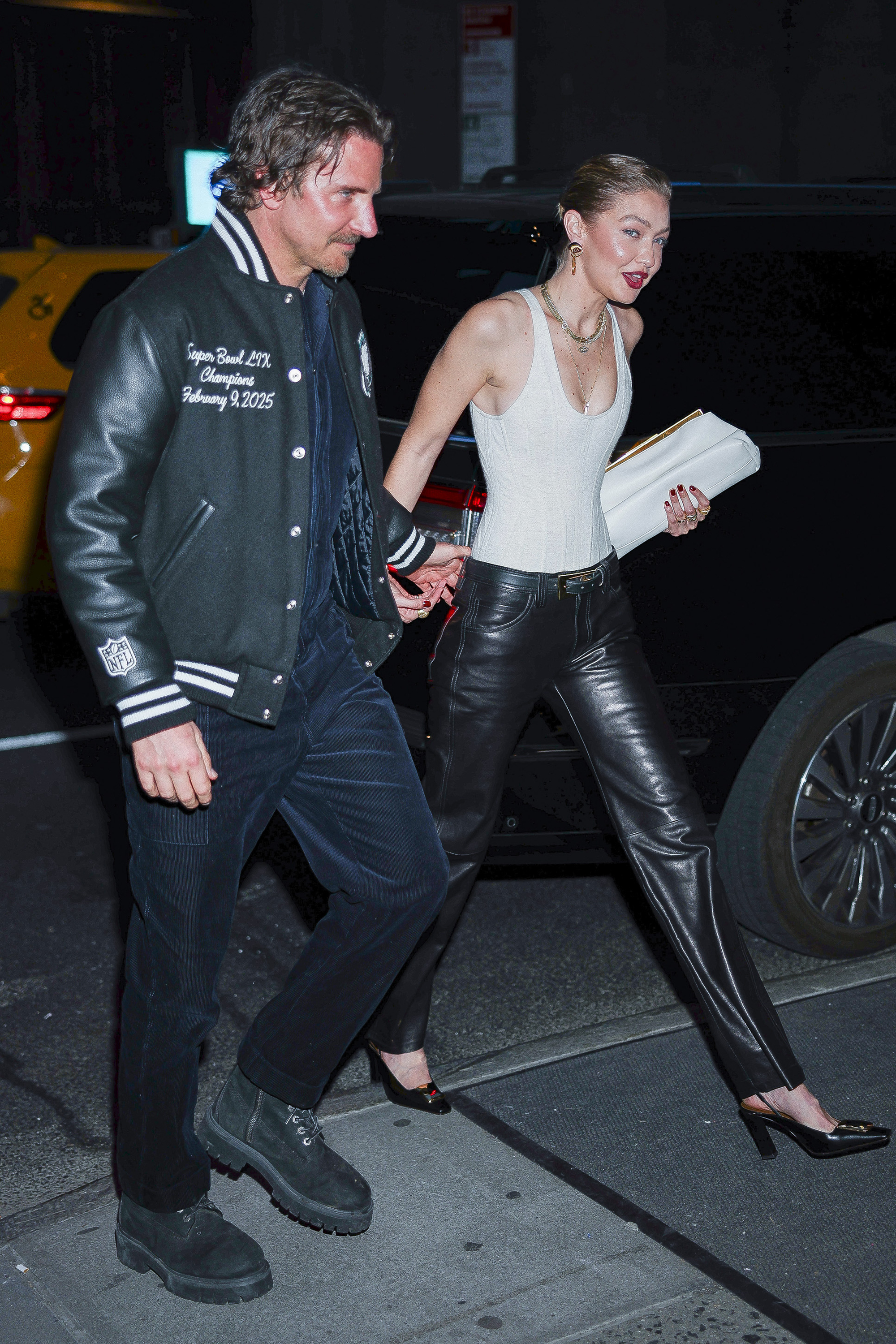 Bradley Cooper et Gigi Hadid aperçus lors de son 30e anniversaire au Chalet, le 25 avril 2025, à New York. | Source : Getty Images