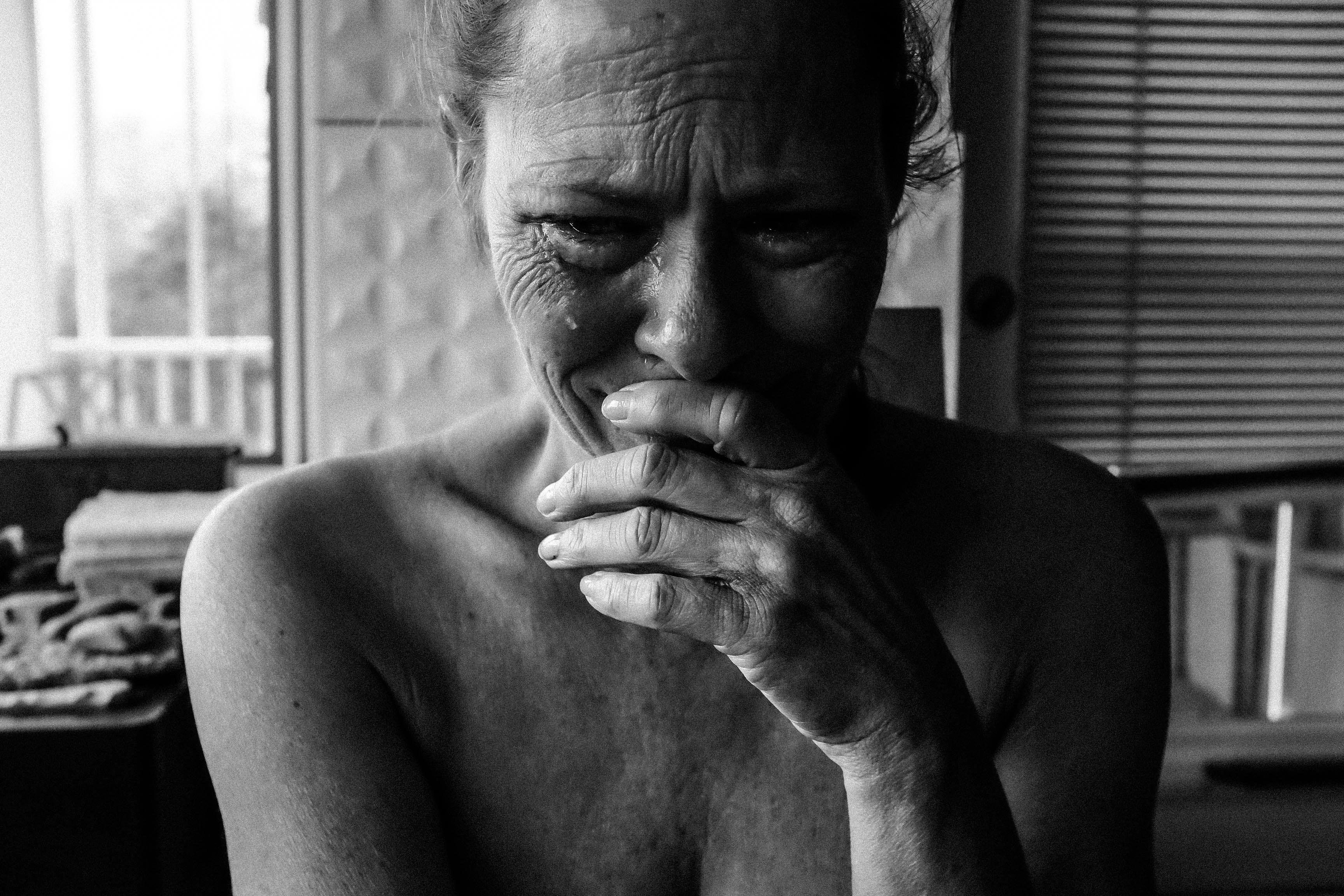 Une femme en larmes / Source : Pexels
