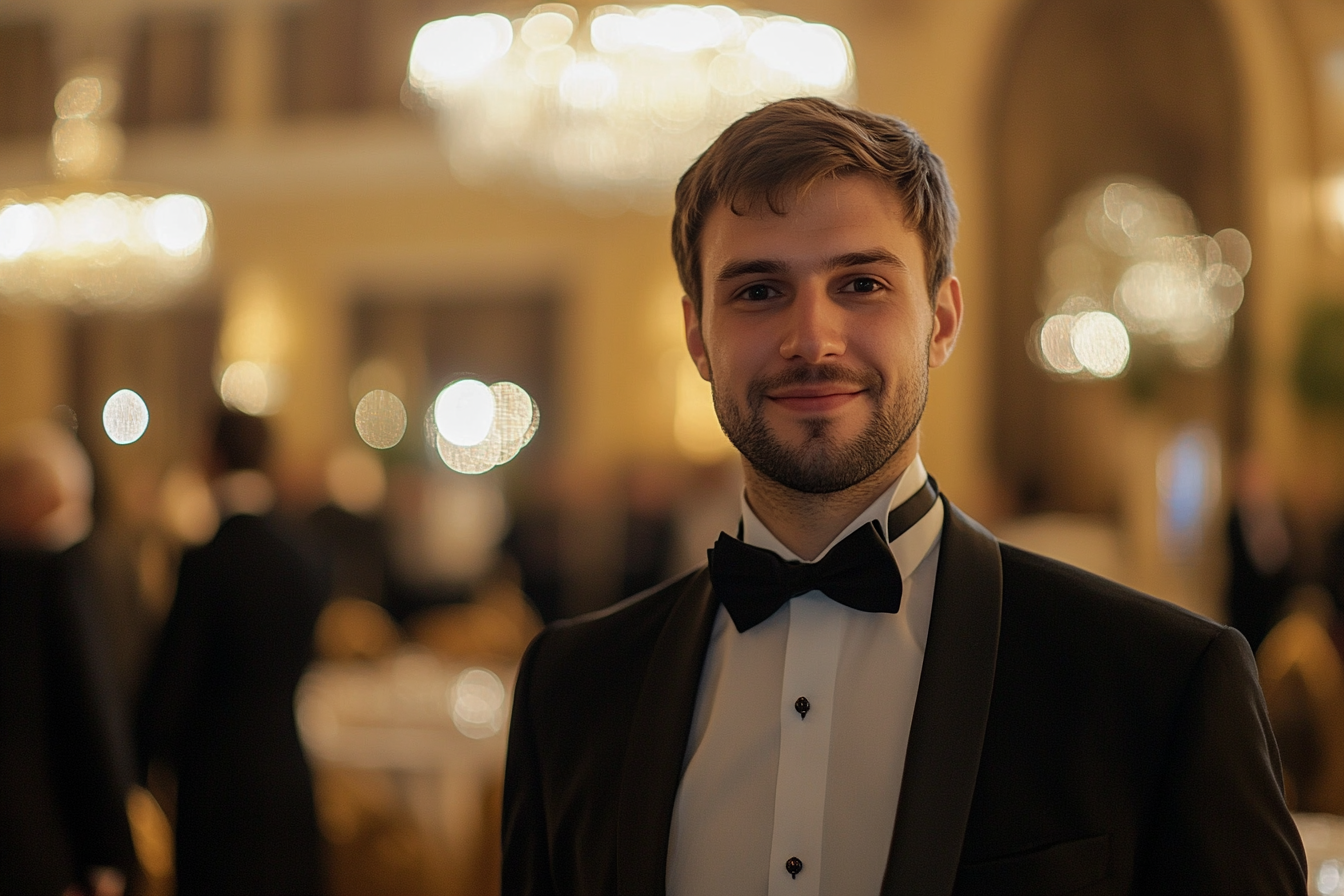 Un homme qui sourit | Source : Midjourney
