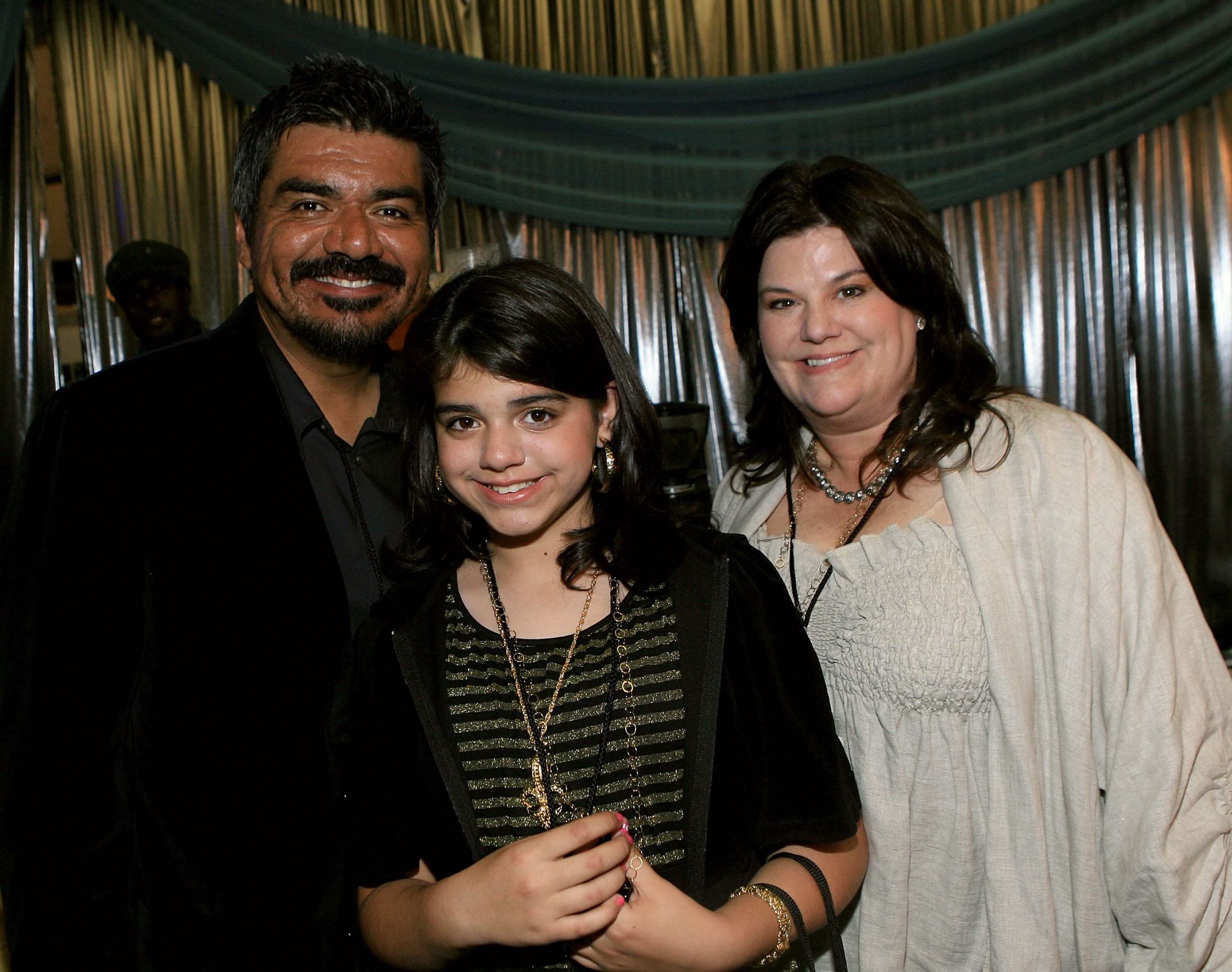 George Lopez, Mayan Lopez et Ann Serrano lors de la 20ème édition des Kid's Choice Awards au Pauley Pavilion le 31 mars 2007 à Los Angeles, Californie. | Source : Getty Images