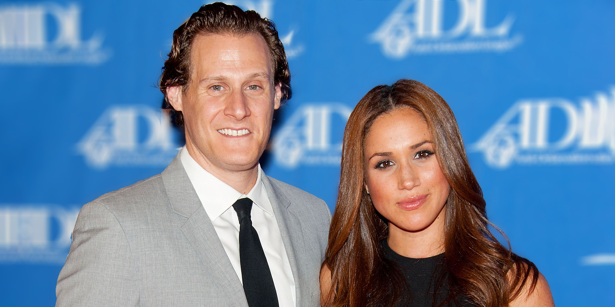 Trevor Engelson et Meghan Markle | Source : Getty Images