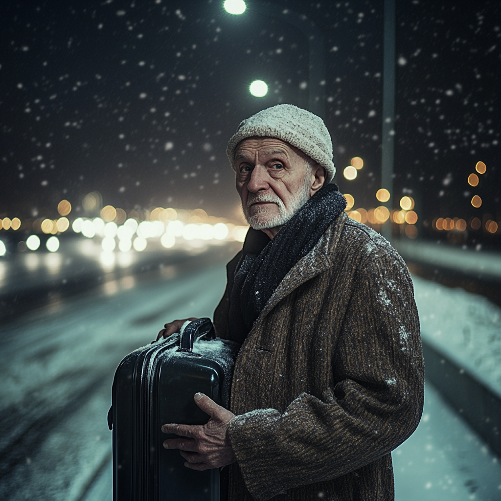 Un homme âgé triste | Source : Midjourney