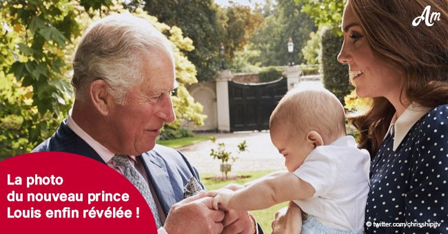 Le prince Louis serre la main de son grand-père Charles dans une nouvelle photo de famille avec sa mère Kate