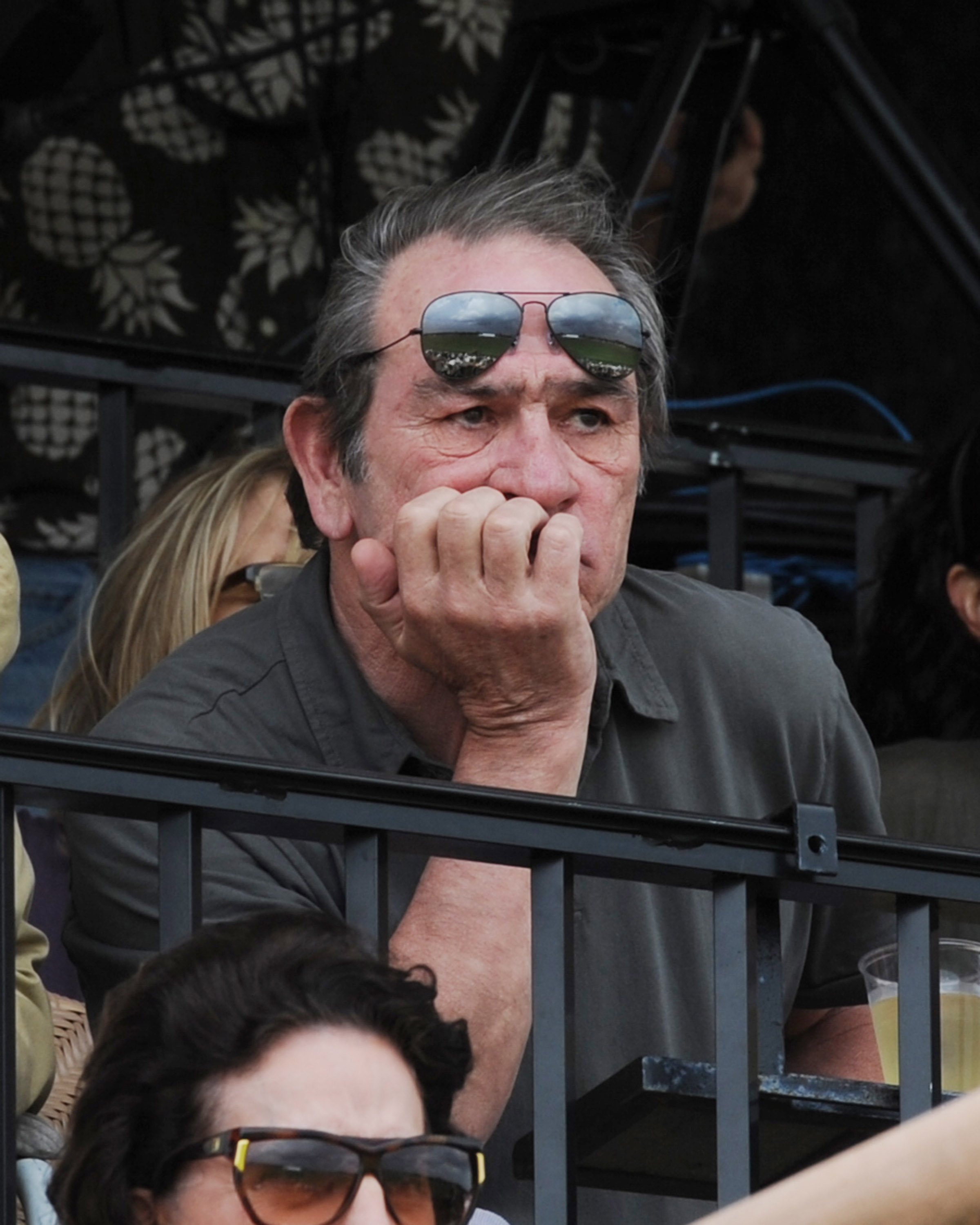 Tommy Lee Jones repéré au Palm Beach International Polo Club le 21 mars 2010, à Wellington, en Floride. | Source : Getty Images