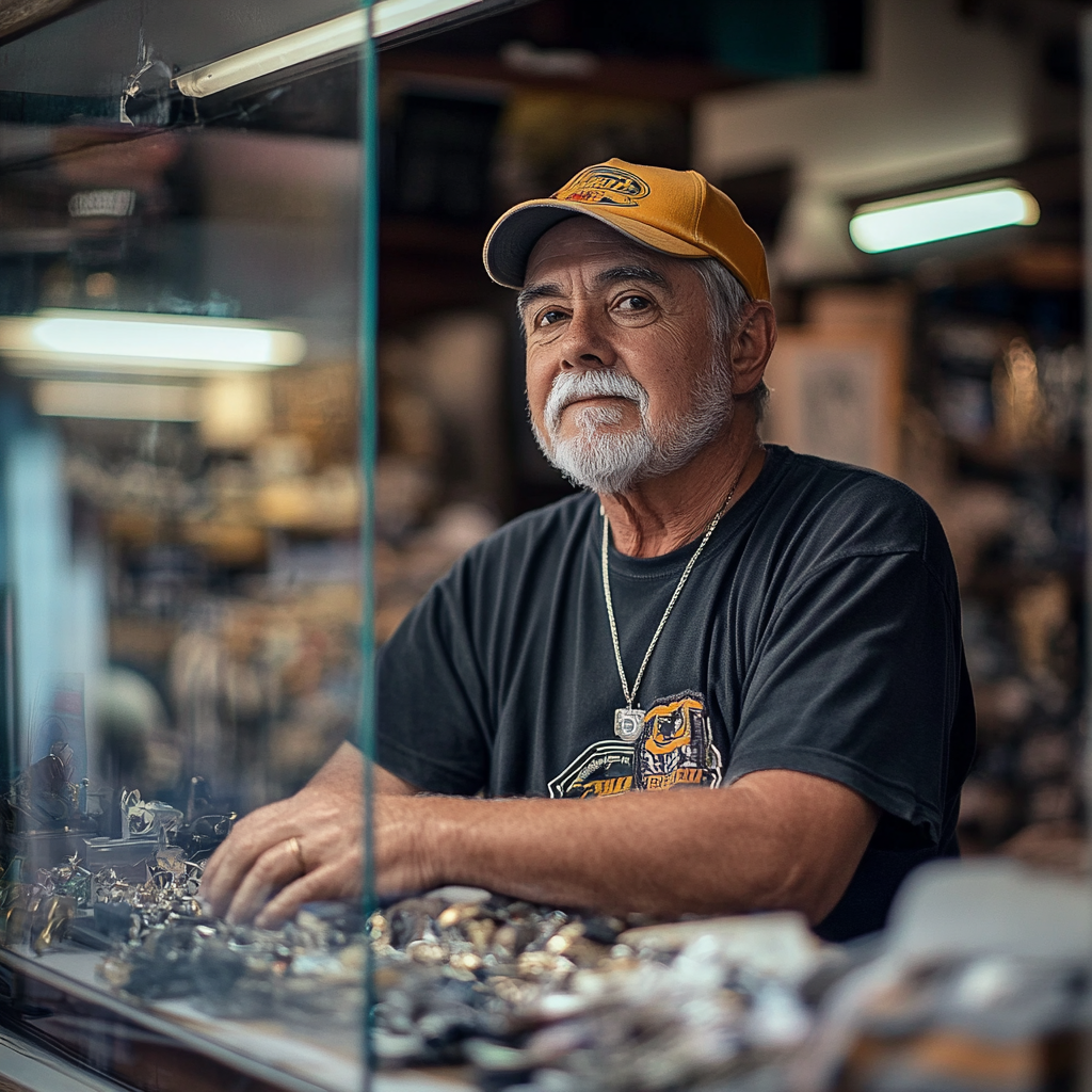 Un homme dans un magasin de prêt sur gage | Source : Midjourney