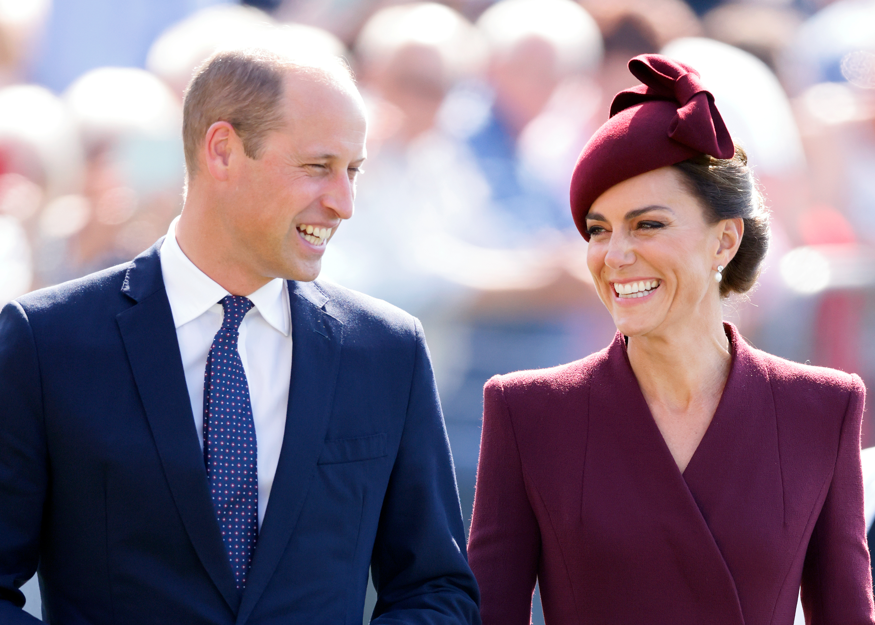 Le prince William, prince de Galles et Catherine, princesse de Galles à la cathédrale St Davids au Pays de Galles, le 8 septembre 2023. | Source : Getty Images