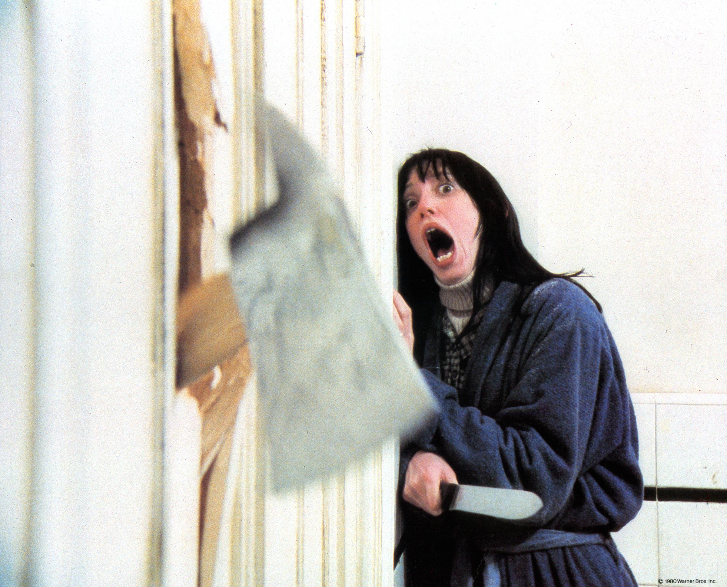 Shelley Duvall sur le plateau de tournage de "The Shining", 1980 | Source : Getty Images