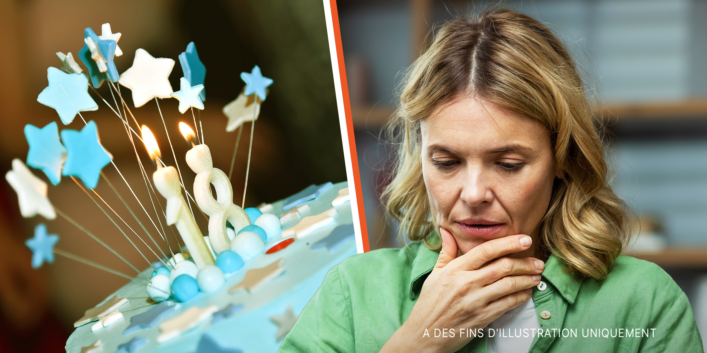 Gâteau d'anniversaire | Femme d'âge moyen | Source : Shutterstock