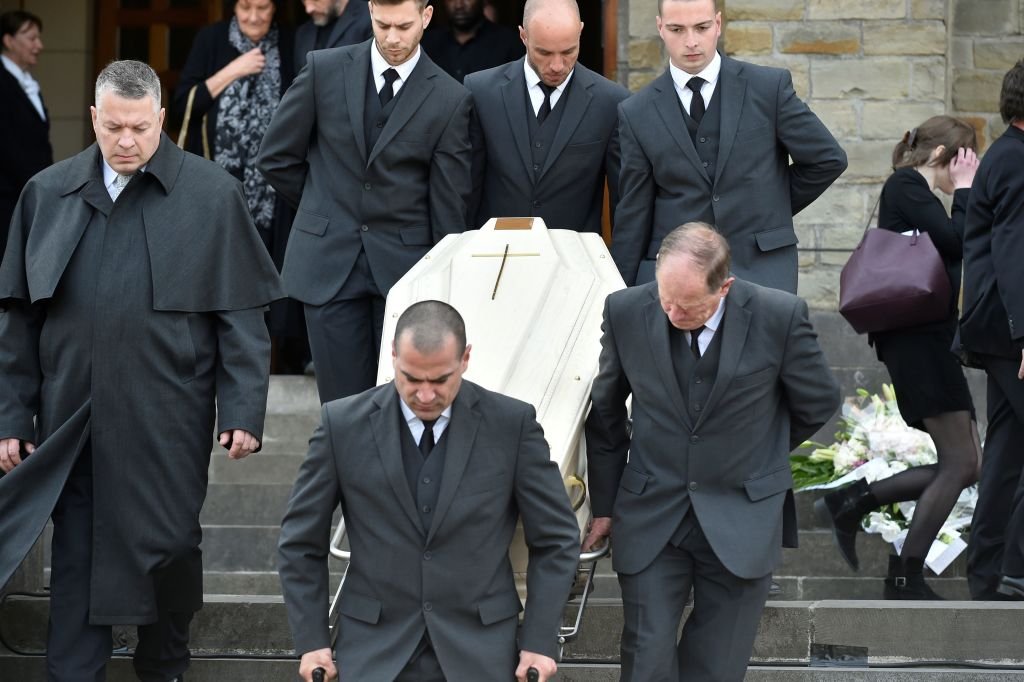 Les obsèques de Maurane. | Photo : Getty Images
