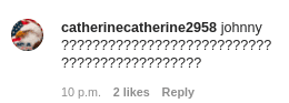 Capture d’écran d'un commentaire de la publication de Laeticia Hallyday. | Source : Instagram/lhallyday