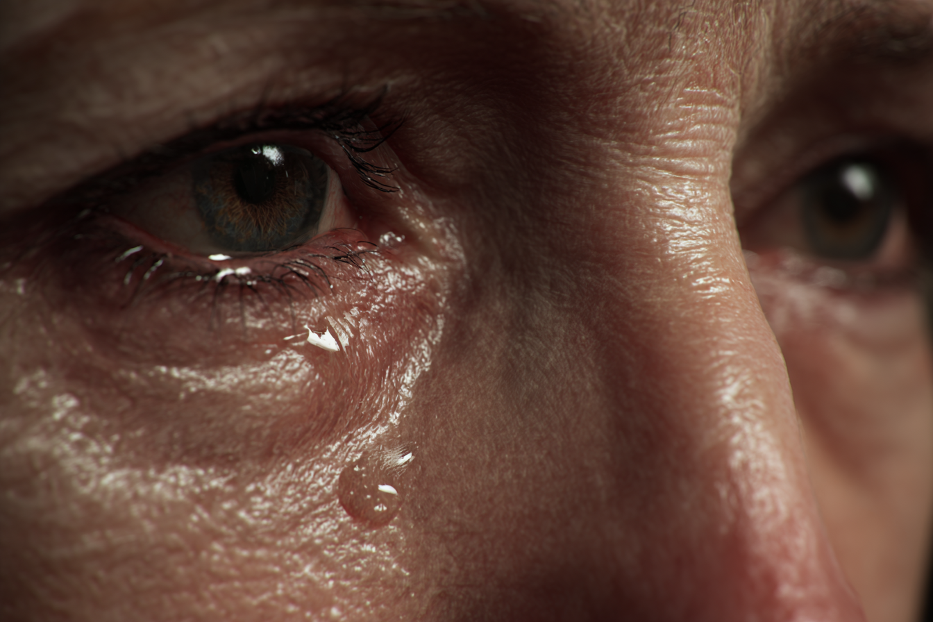 Gros plan sur les yeux d'une femme âgée | Source : Midjourney