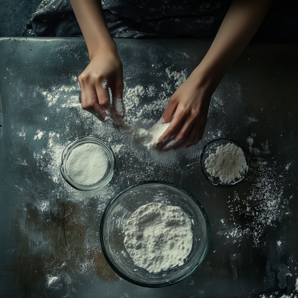 Mélange du bicarbonate de soude et de l'eau | Source : Midjourney