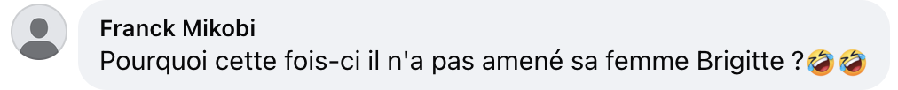 Commentaire d'internaute sur la bise entre Macron et Meloni | Source : capture Facebook@Le Monde