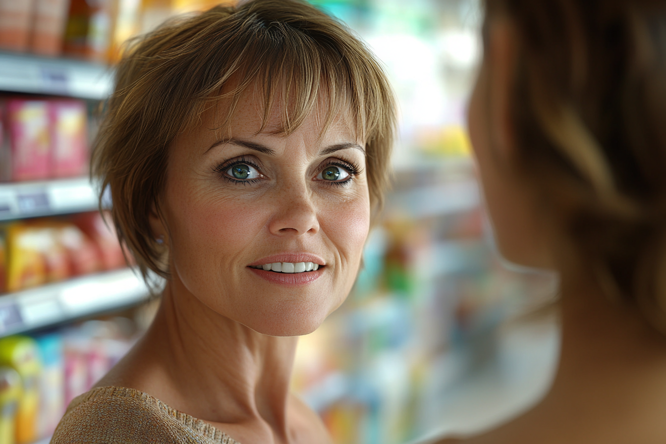 Une femme dans une épicerie | Source : Midjourney