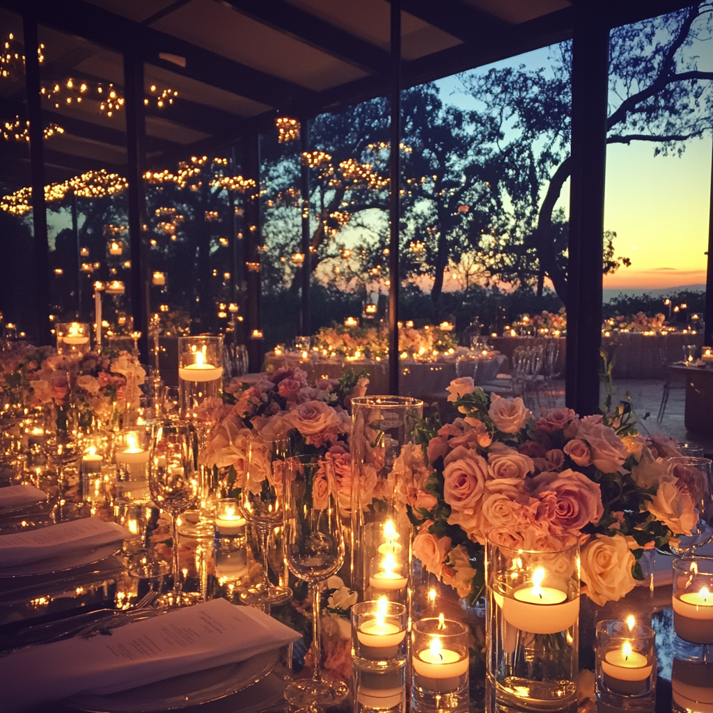 Un magnifique cadre de mariage dans un vignoble | Source : Midjourney