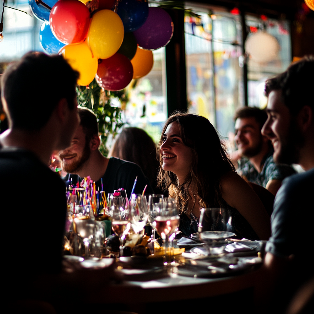 Guests at a birthday party | Source: Midjourney