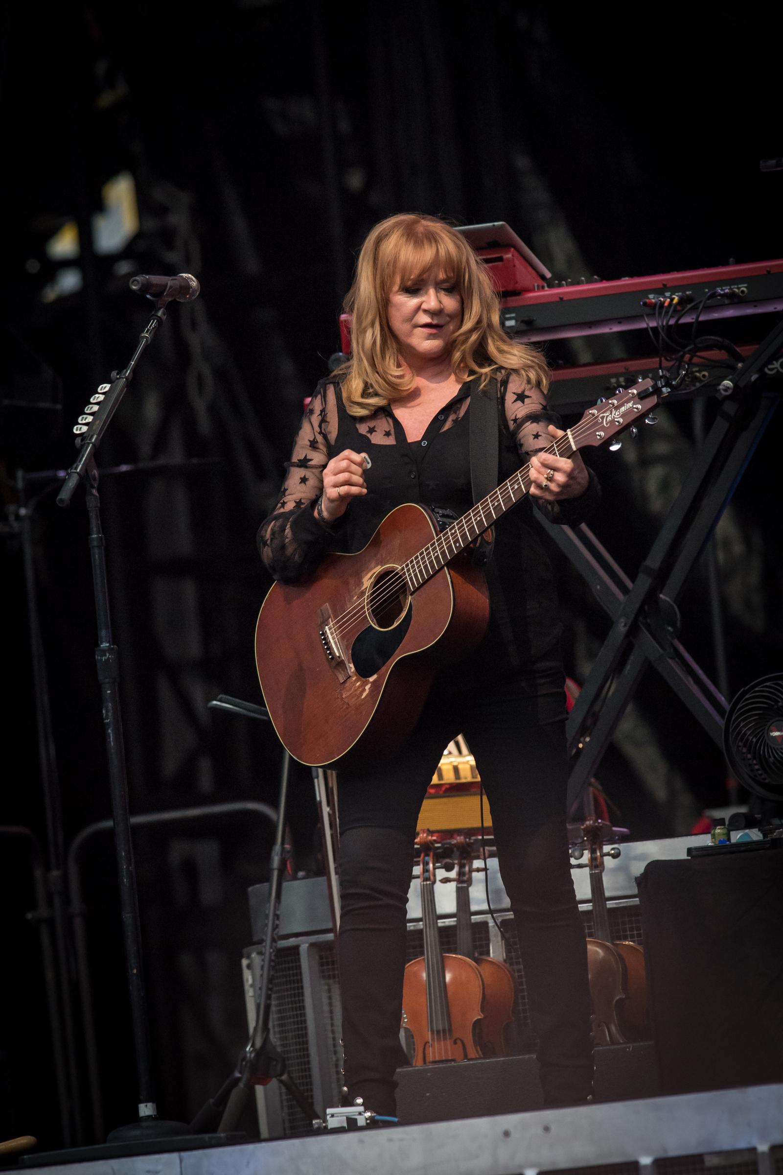 Patti Scialfa se produisant lors d'un concert à Milan, en Italie, le 3 juillet 2016 | Source : Getty Images