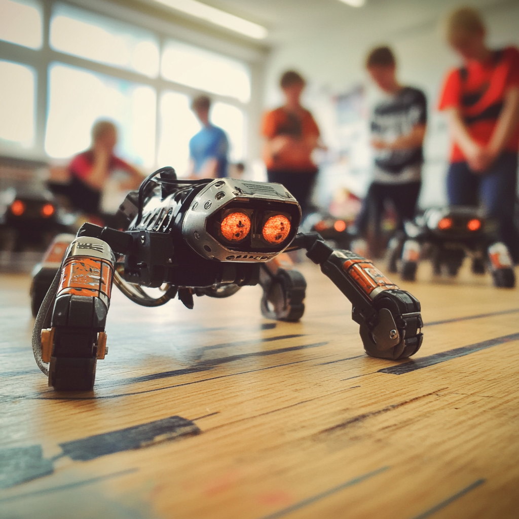 Élèves d'un club de robotique | Source : Midjourney